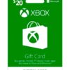 XBOX GIFT CARD 20$ USA 2 XBOX GIFT CARD 20$ USA