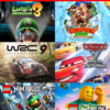 6 EN 1 LUIGIS+DONKEY+WRC 9+CARS 3+LEGO NINJAGO+LEGO WORLDS NINTENDO SWITCH